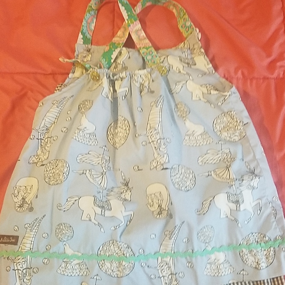 Matilda Jane size 10 circus animal gingham outfit - Picture 3 of 4